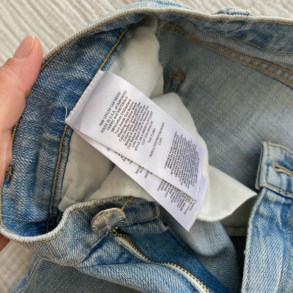 Current Elliott nova fling ripped low rise jeans size 27 - Picture 3 of 6